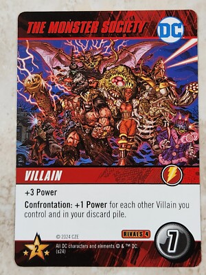 MONSTER SOCIETY DC Comics Deck Building Game RIVALS SHAZAM vs BLACK ADAM
