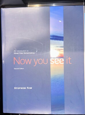 Now You See It : An Introduction to Visual Data Sensemaking by Stephen Few (2nd)