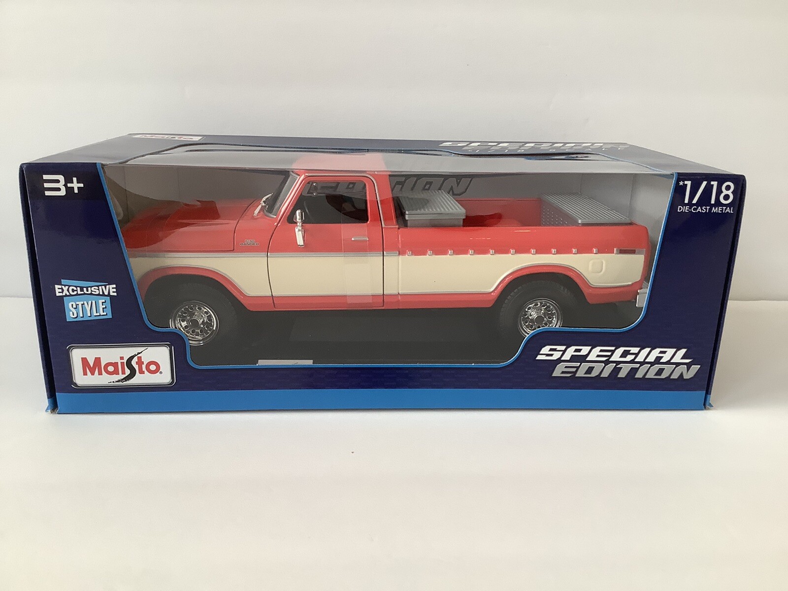 1979 Ford F150 Red 1/18 Scale Maisto Special Edition Exclusive - New In The Box