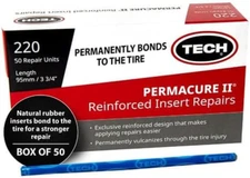TECH Permacure II Insert Plugs – Heavy-Duty Natural Rubber for Stronger Flat Fix