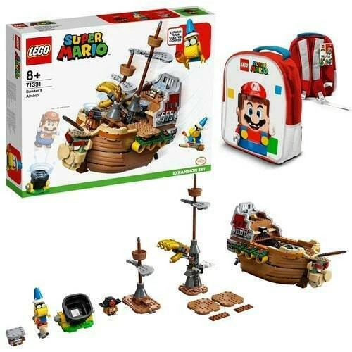 LEGO Super Mario 71391 Bowser's Bowser Airship Challenge Block Building Toy Box - Image 2 of 4