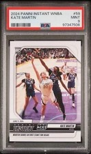 2024 Panini Instant WNBA Kate Martin #59 PSA 9 RC Rookie LV Aces IOWA 1st Card
