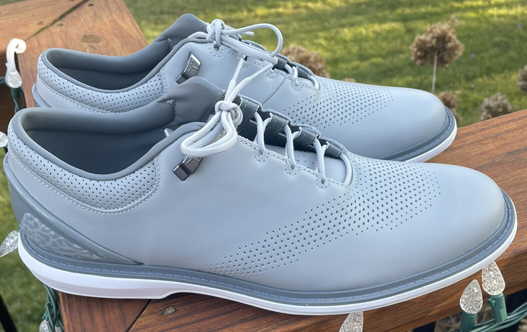 New Nike Jordan ADG 4 Golf Shoes Wolf Grey White Men’s Size 10 DM0103