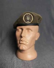 Boina Ejército Militar UA con Escarapela. Comunicaciones Especiales Militares de Ucrania