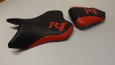 Yamaha 0708 Black Carbon Fiber Texturered Set Front Rear Seat Covers Yzf R1