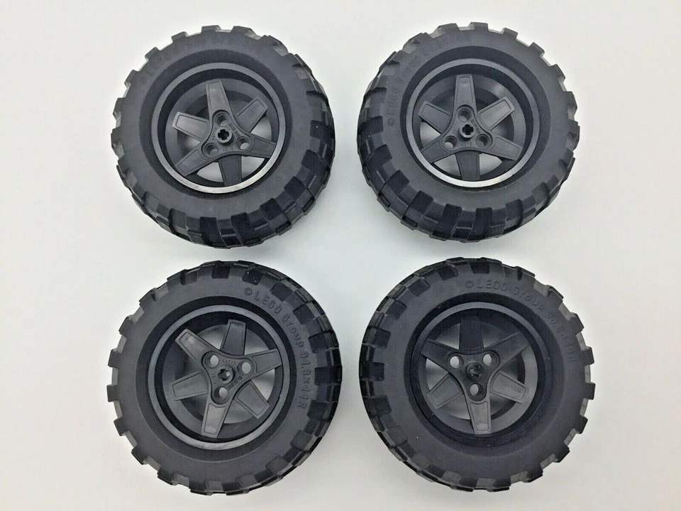 LEGO® Technic Balloon Offroad Räder Reifen 94.8x44R 54120 / Felgen Technik 9398 - Bild 3 von 3