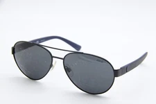 RALPH LAUREN PH 3098 9038/87 BLACK BLUE AUTHENTIC SUNGLASSES FRAME 61-15