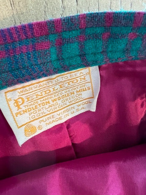 Pendleton Women's Multi Colored Wool Lined Skirt … - image 6