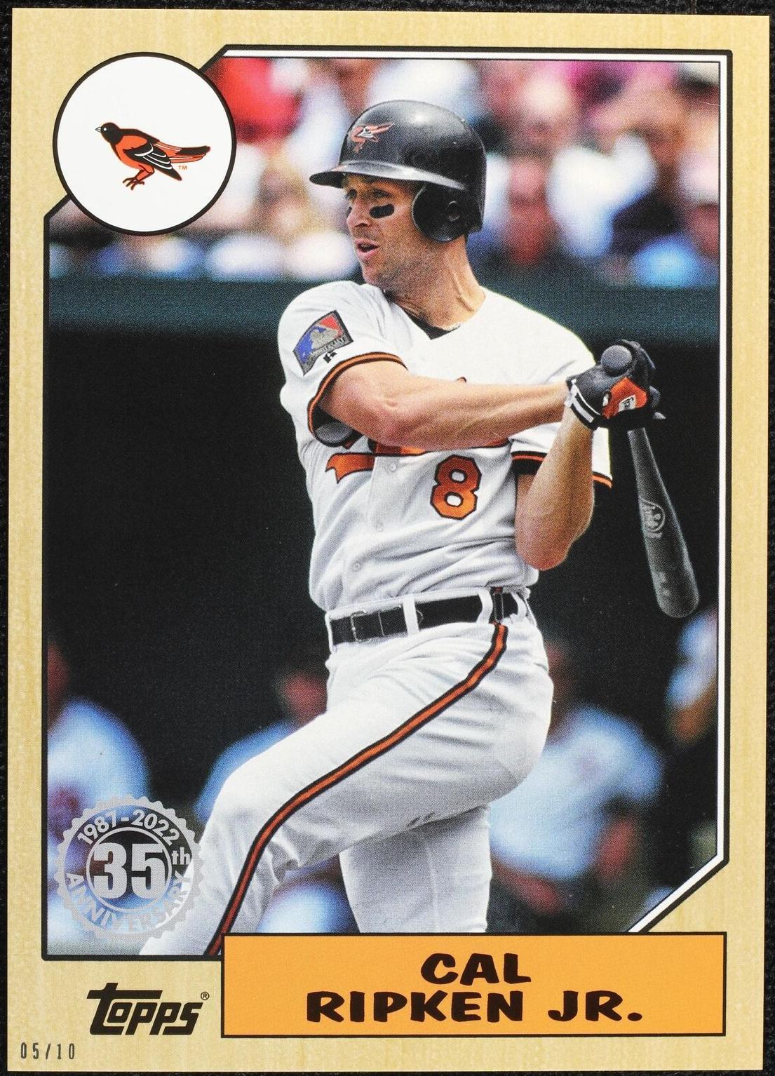 2022 Topps Series 1 - 1987 Topps Baseball 35th Anniversary Cal Ripken # ...