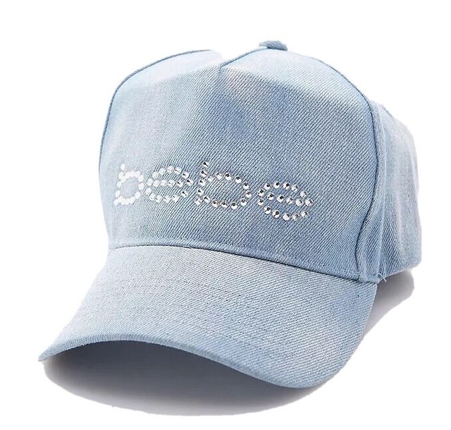 light denim baseball cap