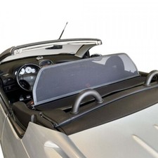 WIND DEFLECTOR FITS PEUGEOT 206 CC 2000-2006 BLACK WINDSTOP WINDBLOCKER APERTA