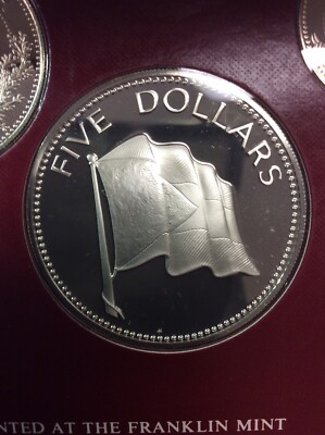 1976 Proof Set Commonwealth Of The Bahamas Franklin Mint -Sterling