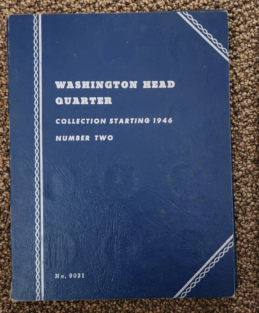 Official Whitman Coin Folders Washington Head Quarter Collection One