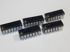 LOT OF 5 EXAR XR3403CP AMP QUAD BIPOLAR 14 PIN DIP IC - USA FAST SHIPPING