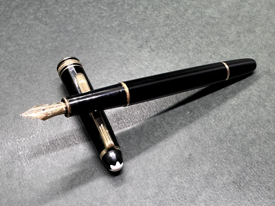 MONTBLANC MEISTERSTUCK 144 Black GT Mid-Model Vintage Fountain Pen