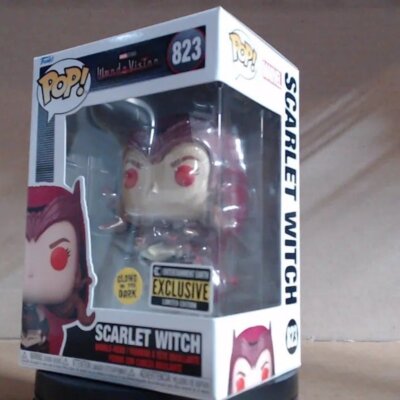 Funko Pop WandaVision Scarlet Witch Glow in The Dark Pop Vinyl Figure EE