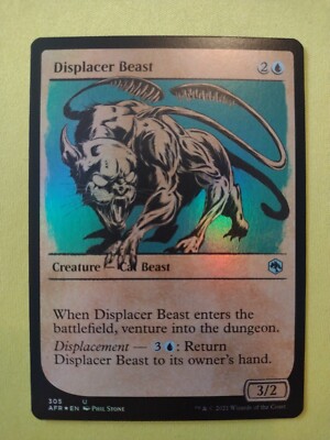 Displacer Beast - Abenteuer in den vergessenen Reichen - MTG (FOIL Karte) 