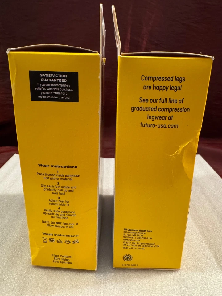 *Read* 2x FUTURO Plus Size Firm Compression Pantyhose 20-30 mmHg SHIPS FAST - Image 2 of 4