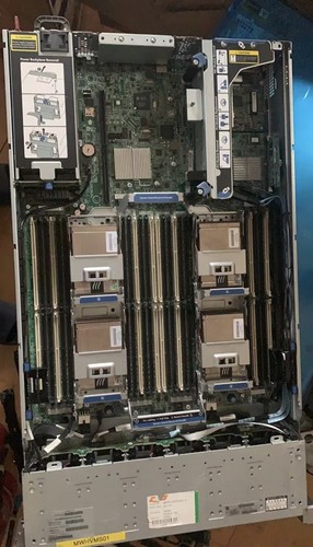 HP DL560 G9 Gen9 +4x E5-4627V3 128G HPE Intelligent Array P440ar 8 Dish 2.5-inch - Picture 2 of 3