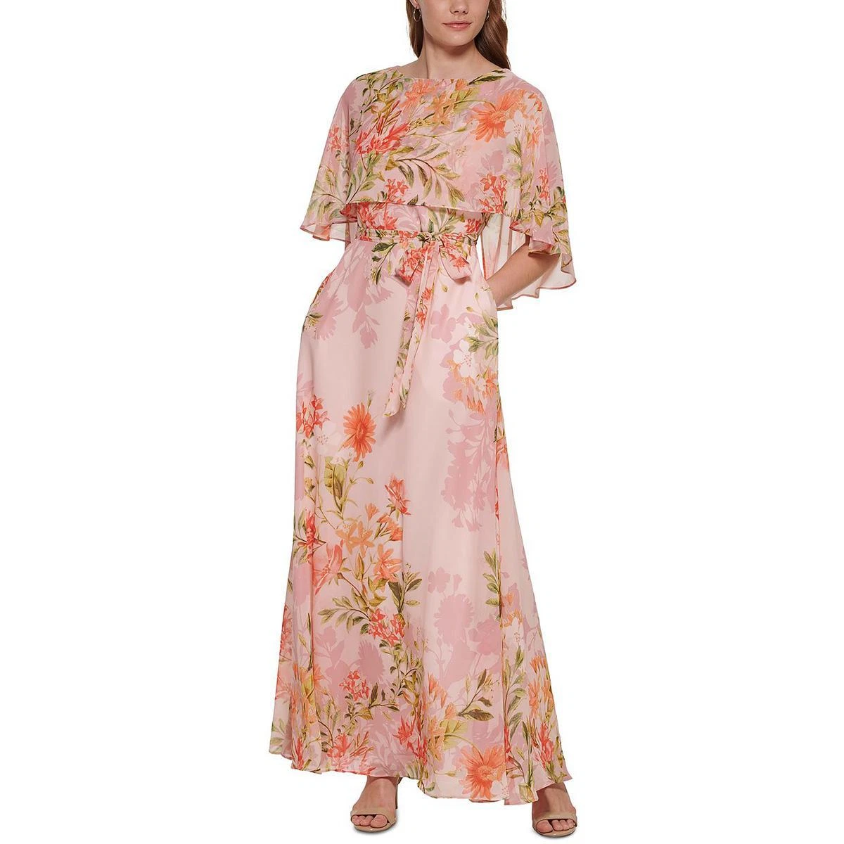 Eliza j clearance cape sleeve dress
