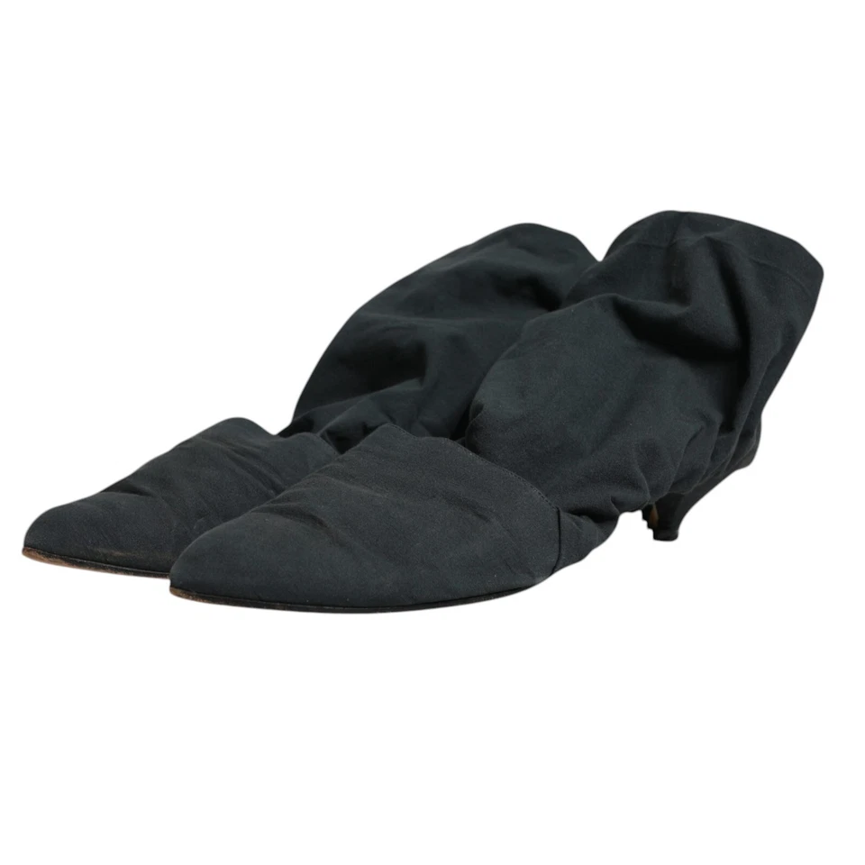 DOLCE & GABBANA Zapatos Verde Algodón Calcetín Estilo Botines EU41 / US10.5 1120usd Foto 4 de 4