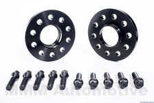 4x 10mm Thick 5x130 71.5mm CB Wheel Spacer 14x1.5 Chrome Ball Bolt Porsche &More