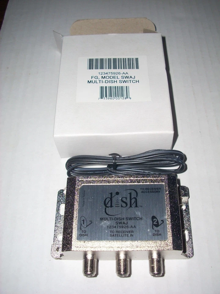 DISH NETWORK  MULTI-DISH SWITCH model SWAJ  123475926-AA   - Image 2 of 2