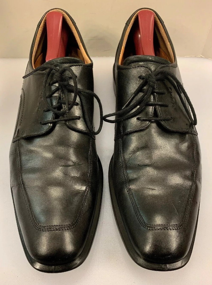 ECCO Oxford Dress Shoes Men’s Black Almond Toe Leather Size EU 46 US 12 - 12.5 s-l400.jpg main image 2