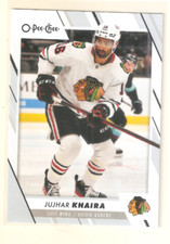 Jujhar Khaira 2023-24 O-Pee-Chee Base Card #499 Blackhawks