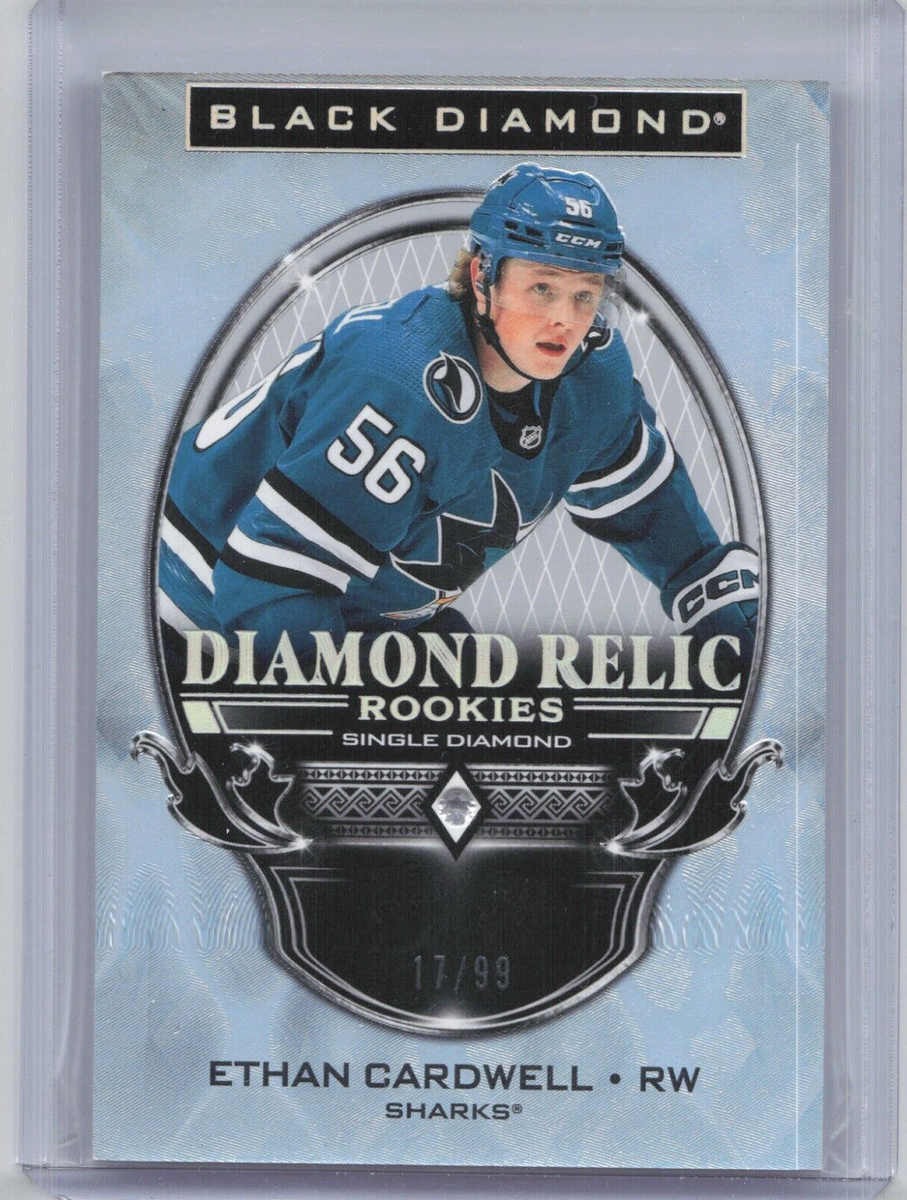 2024-25 UD Black Diamond Ethan Cardwell Diamond Relic Rookies