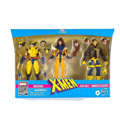 Hasbro E8607 X-Men Jean Grey, Cyclops, and Wolverine Legend Series 6 inch...
