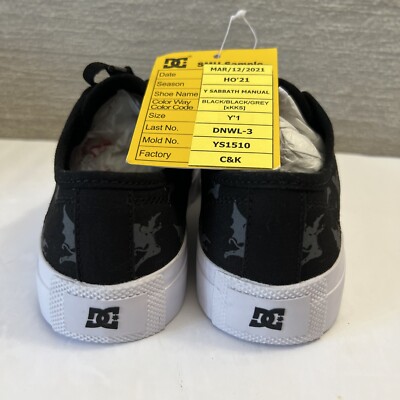 シューズ NAO DC Black Sabbath Youth 1 Manual Canvas Collabo Limited