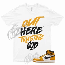 TG T Shirt for 1 Yellow Ochre Retro High 6 Desert Mid Low Dunk OG Pollen Match