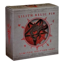 2023 Blizzcon Diablo IV Lilith Relic Collector's Edition Pin Blizzard Lillith