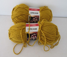 2 Skeins Premier Dream Yarn Molten Honey 24-253 Acrylic Worsted 6.9oz