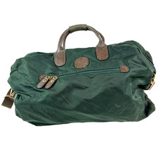 Borsone cargo Brics 22 pollici viaggio nylon pelle manici tracolla verde militare