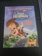 Jimmy Neutron Boy Genius Nickelodeon Print Ad 2000s 8x11 Great To Frame