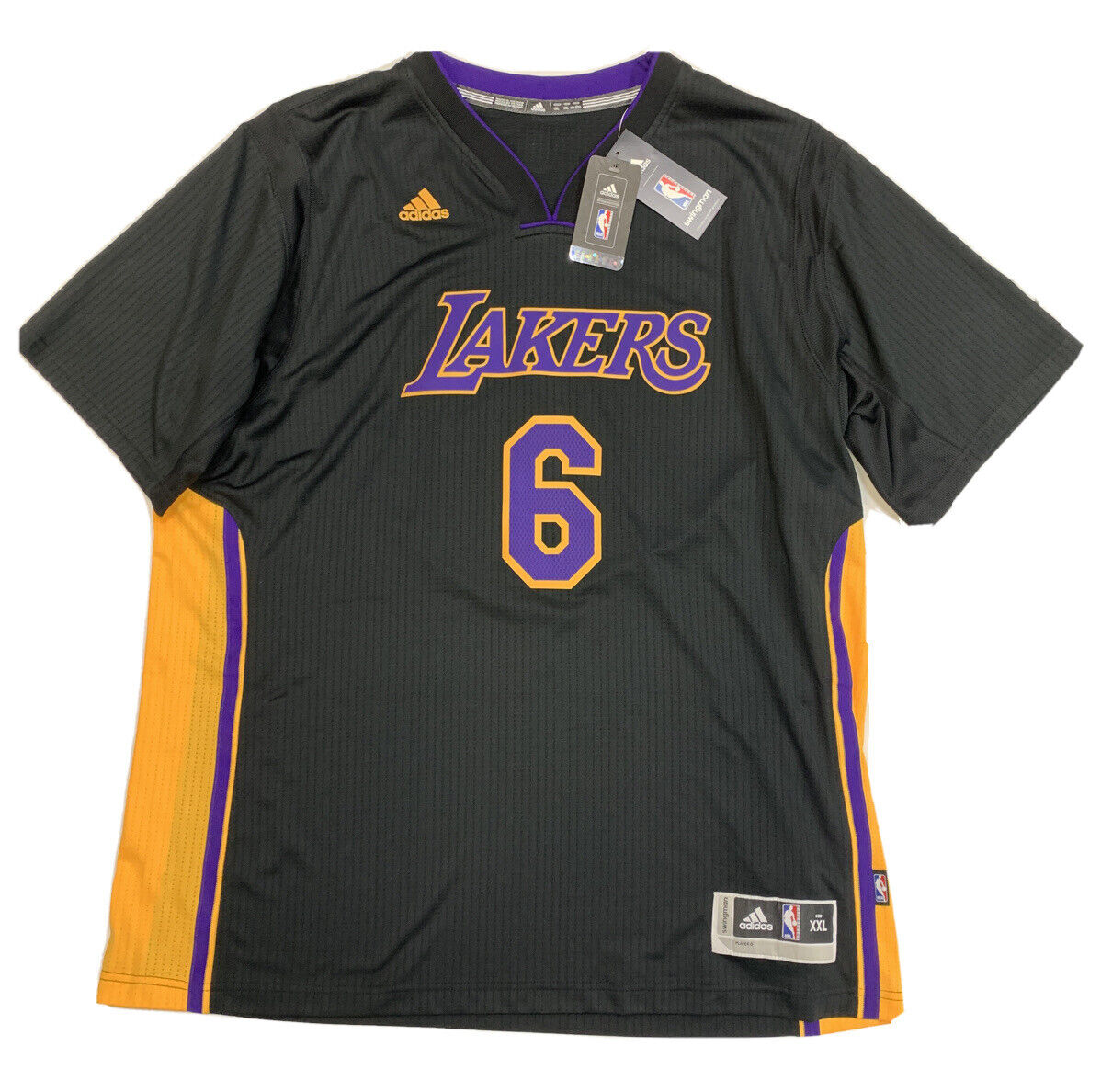 New Jordan Clarkson Mens 2X Black Hollywood Nights Lakers New Jordan Clarkson Mens 2X Black Hollywood Nights Lakers