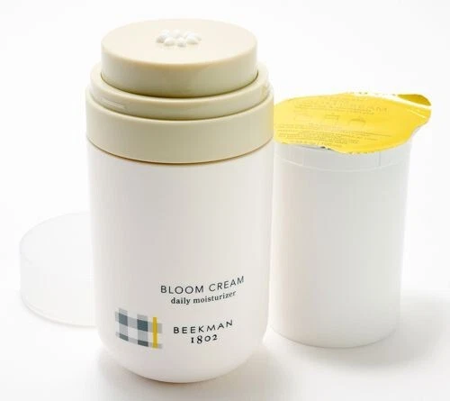 BEEKMAN 1802 Bloom Cream Daily Moisturizer W/ Goatmilk 3.38 oz + 3.38 Oz Refill
