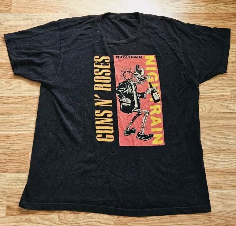 Guns N Roses GNR Night Train T-Shirt XL Slash Axl Rose | eBay