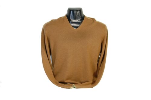Laksen - Men's - Dalhousie V-Neck Sweater - Brown - Picture 1 of 1