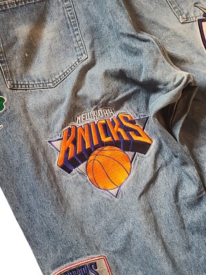 Vintage Unk Denim Sports Jeans Pants NBA 15 Team Logo Vintage Unk Denim Sports Jeans Pants NBA 15 Team Logo