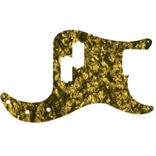 Pickguard Fender USA Precision Bass 70s CBS gold pearl