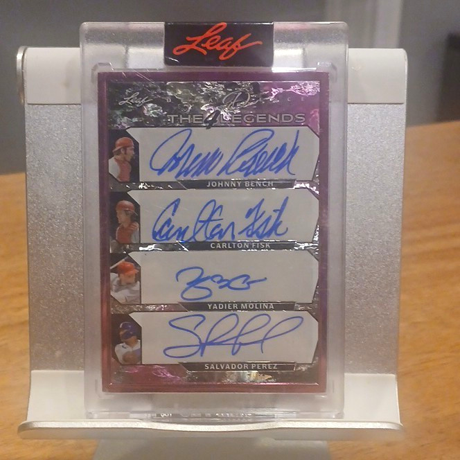 QUAD AUTO /3 LEAF 4 LEGENDS🔥 🚨CHASE PACK READ DESCRIPTION🚨