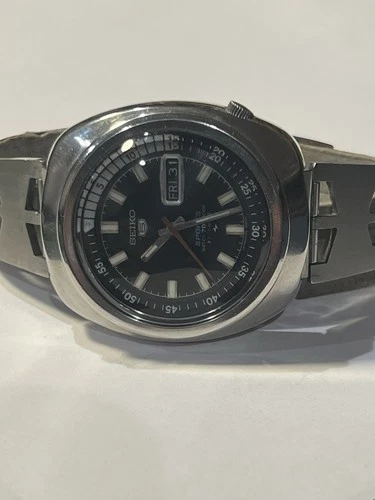 SEIKO RARE VINTAGE 70M SPORT DIVER, 5126-6010, BLACK DIAL, ORIG., SS, VERY GOOD