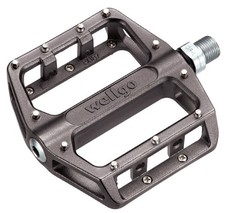 Wellgo: B087U 9/16" Alloy Platform BMX/ATB Pedal-BLACK -9/16" 9/16"