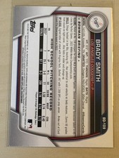 2023 Bowman Draft Brady Smith Gold Border /50 Dodgers FY #BD-109
