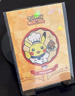 Rare Full Art Pokemon Café Mix Card Database Pikachu Cute Art Low Pop   (a)