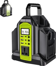 350W Power Inverter Compatible with Ryobi 18V Battery 2-Ports Portable Generator