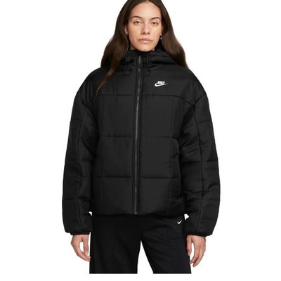 Nike Therma Fit Puffer Loose Fit Kapuzenjacke schwarz (Größe S)